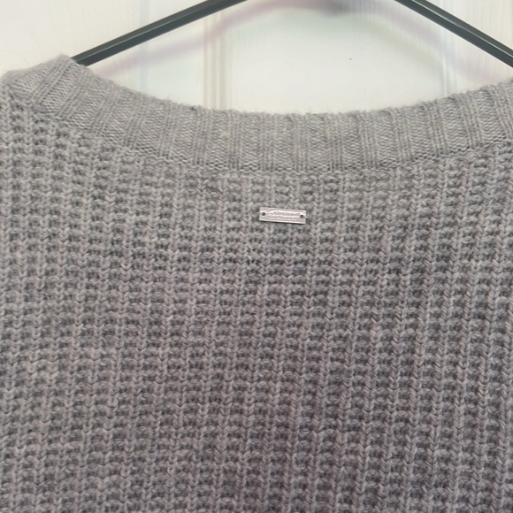 Armani Exchange A | X size X small pullover sweater gray misty grey coated NEW - Picture 11 of 15
